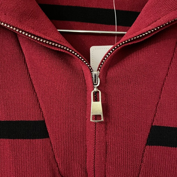 Striped tank top cap sleeve top - Picture 3 of 4